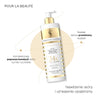 Satin moisturizing body milk with gold dust
