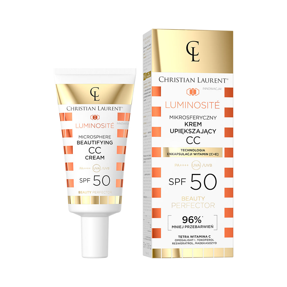 Luminosite Mikrosferyczny upiększający krem CC Beauty Perfector SPF 50 PA++++ — Składniki i ocena