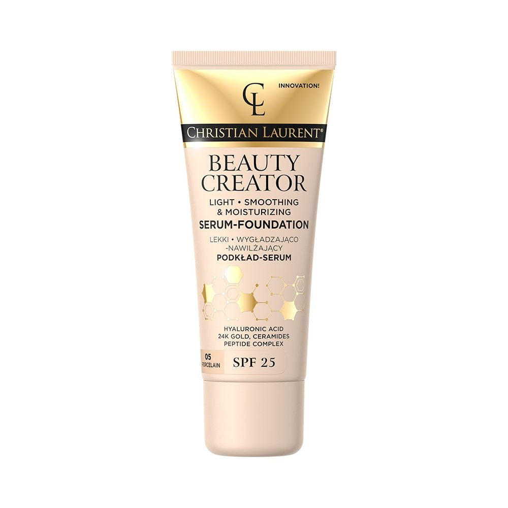 Beauty Creator Lekki wygładzająco-nawilżający podkład-serum z SPF25