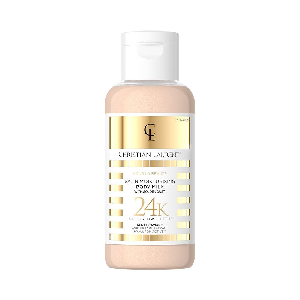 Pour La Beaute Satynowe mleczko nawilżające do ciała ze złotym pyłem 100 ml — Składniki i ocena
